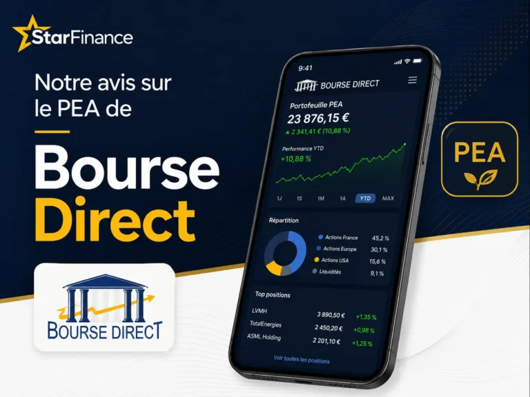 Avis PEA Bourse Direct : frais, liste d&rsquo;actifs et verdict
