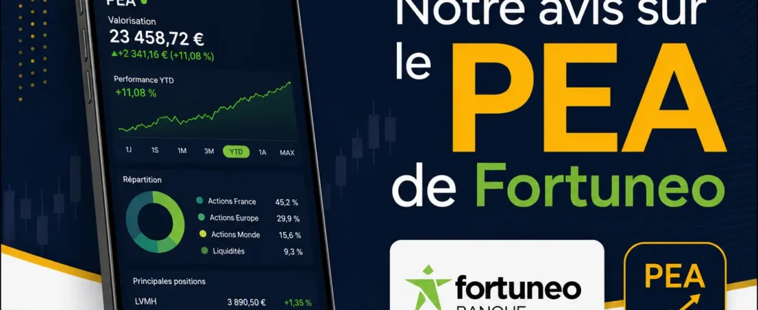 Notre Avis sur le PEA de Fortuneo : attention aux frais !