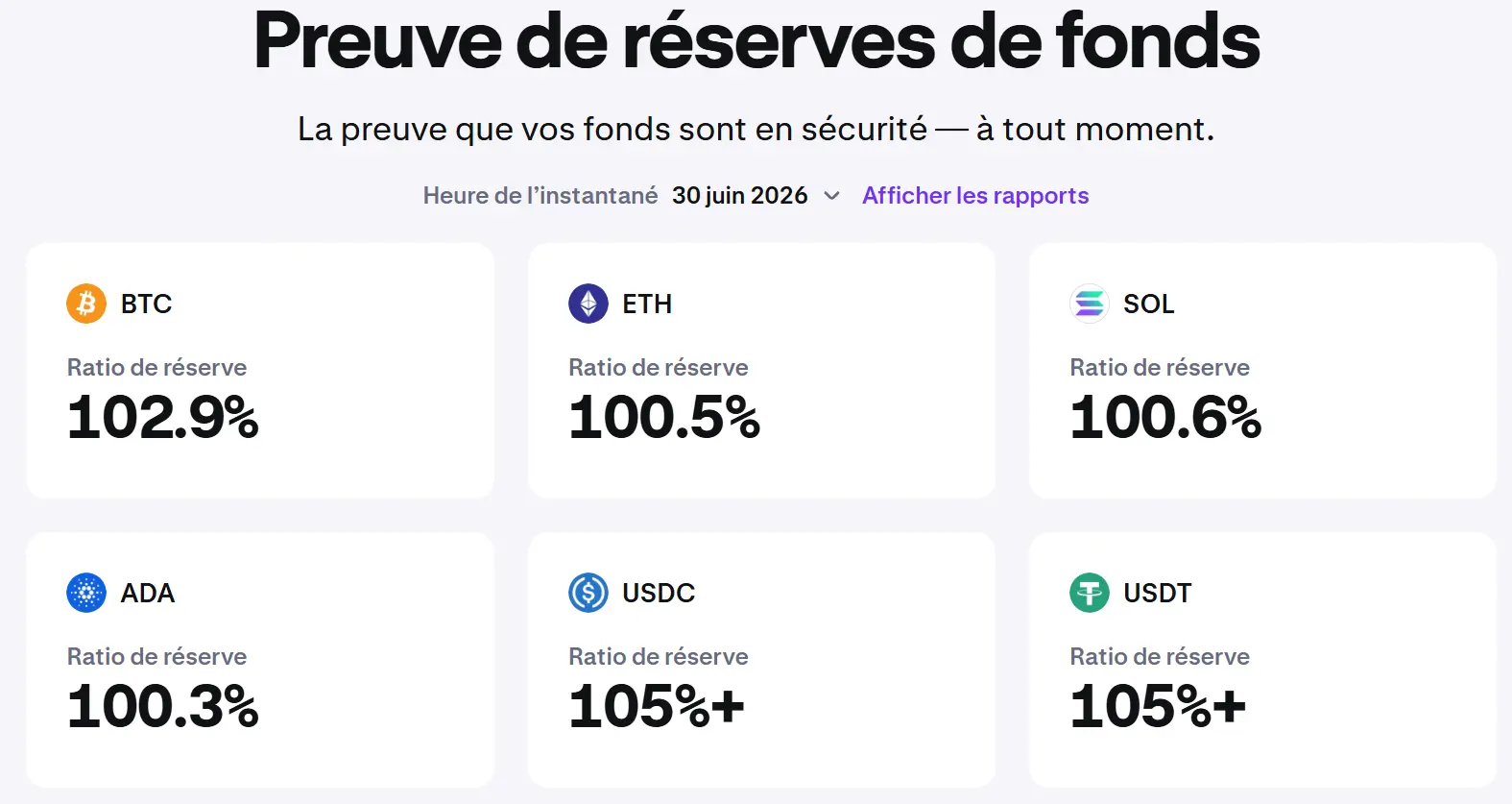 Proof of reserves kraken