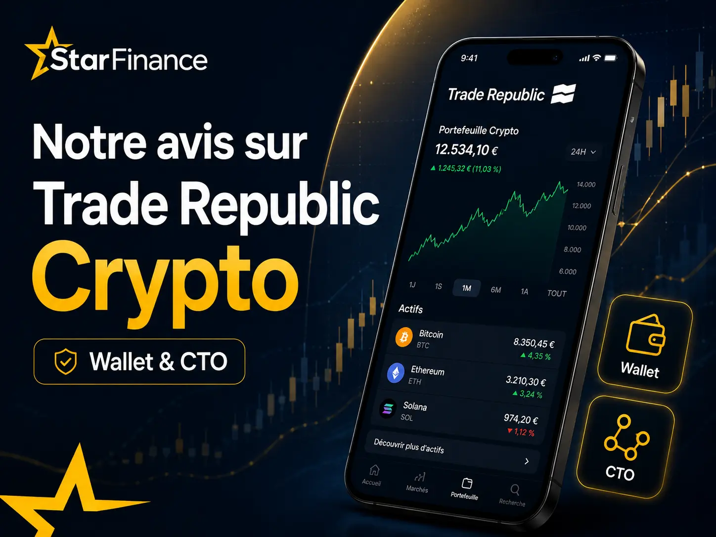 Trade Republic Crypto : investir via le Wallet et le CTO, notre avis