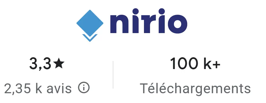 Nirio avis google play store