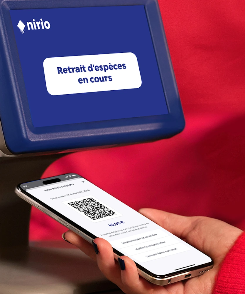Retrait especes nirio en bureau de tabac